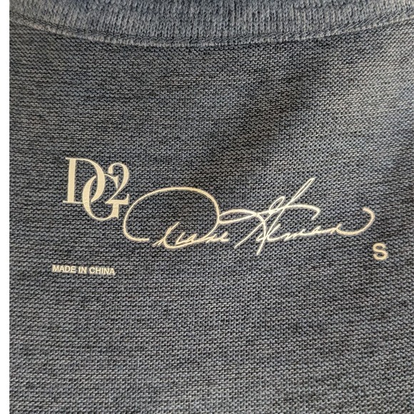 DG2 Diane Gilman Hi-Low Top w/Pleated Back Flowy Dramatic 3/4 Sleeve Size Small - Picture 11 of 12